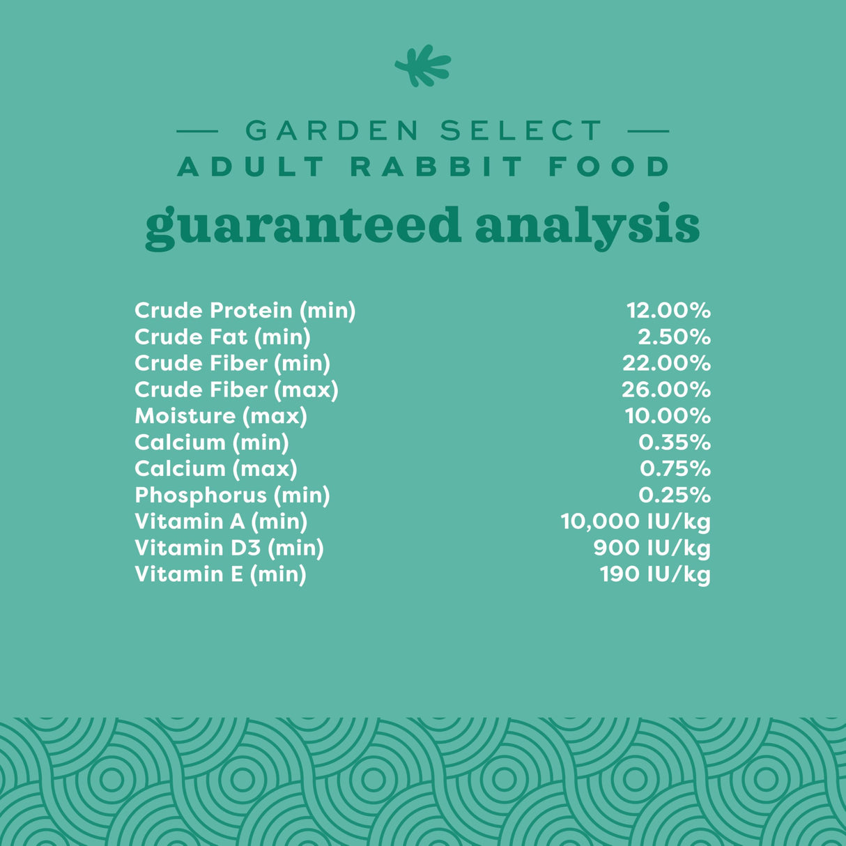 Oxbow Garden Select Rabbit Food, Adult, Made with Oxbow Timothy Hay for Rabbit, Bunny Food Pellets, Non-GMO, No Soy or Wheat, Small Animal Pet Products, Made in USA, High Fiber, 8 lb. Bag