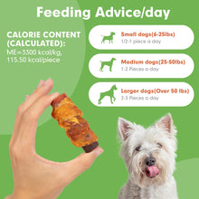 Load image into Gallery viewer, MON2SUN Rawhide Free Dog Treats, 3 Inch Triple Flavor Chicken Wrapped Duck and Beef Rolls for Small Dogs, Healthy Snacks, 21.16oz
