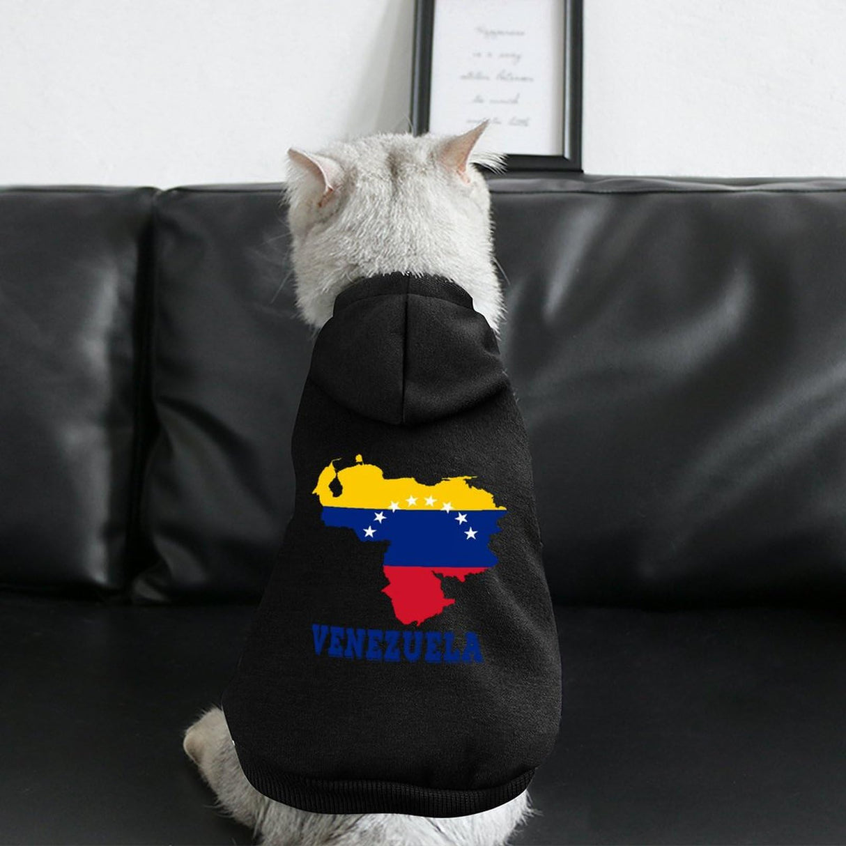 Venezuela Map Flag Flags Clothes Dog Apparel Pet Supplies for Small Large Pet Puppy Cat Costumes Suit with Hat Hoodie Sweatshirt S