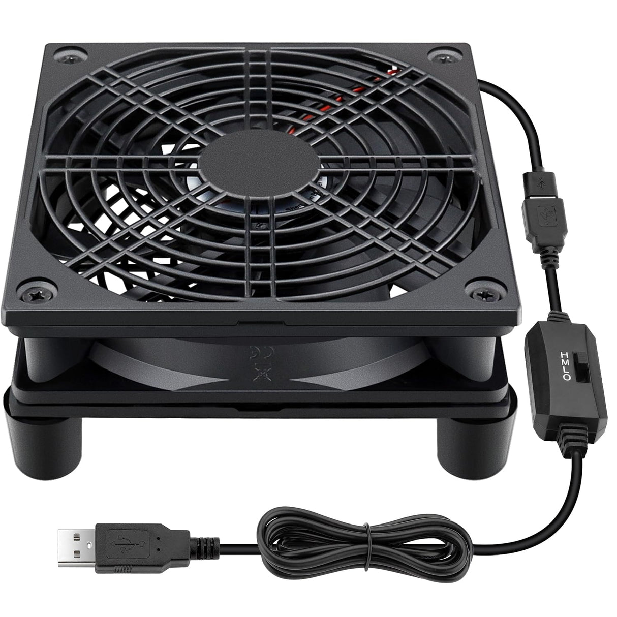 Cooling Case Fan for Receiver Xbox TV Box Router 120mm x 25mm 5V USB