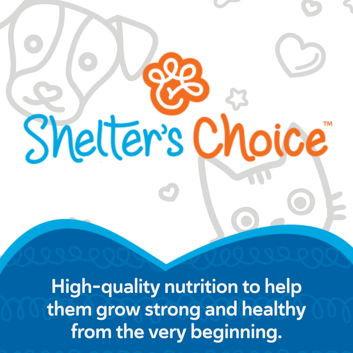 Shelter's Choice Puppy Milk Replacer, Milk for Abandoned Puppies or Puppies Born in Shelters, Provides Complete Nutrition, Supports Healthy GI Tract, and is Easy to Mix, 1 lb