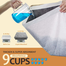 Load image into Gallery viewer, HIDOGGYLD Charcoal Dog Pee Pads Extra Large 28" x 34", Puppy Pee Pads 30 Count, Potty Pads for Dogs with Adhesive Tape for Odor-Control & Leakproof, Disposable Pet Pads for Puppies, Dogs & Cats