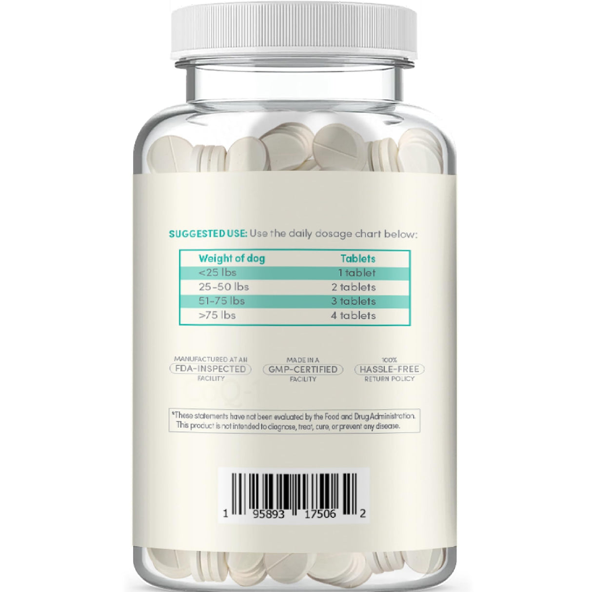 Liver Support for Dogs with SAM-e - Chewable SAM-e for Dogs Bone Mood Brain and Liver Support Supplement with Easy Absorption 225mg S-Adenosyl-L-Methionine - Made in a cGMP US Lab (Single)