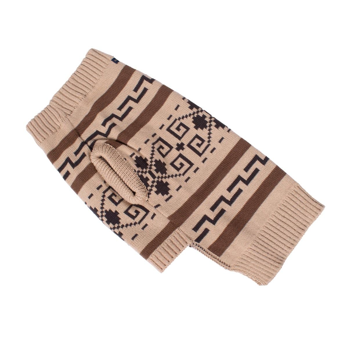 PENDLETON Westerley Knitted Dog Sweater – Size Small (10"–14"), Cozy Pullover in Iconic Westerley Pattern, Warm Stylish Knit for Fall & Winter, Big Le-BARK-ski Collection