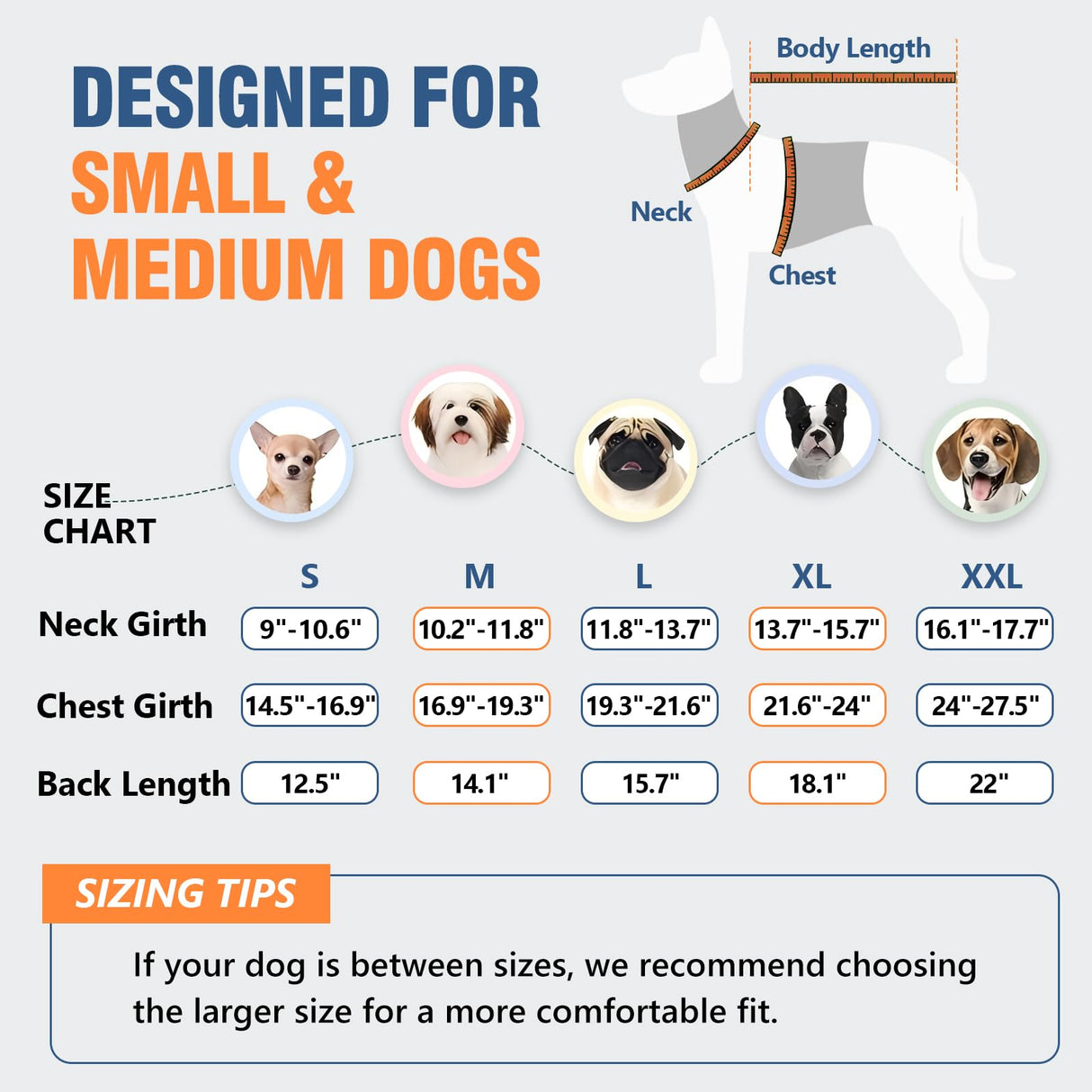 Dog Puffer Jacket for Small & Medium Dogs, Waterproof Windproof Warm Dog Winter Coat, Lightweight Cold Weather Pet Vest with Leash Hole and Adjustable Fit, Black, L