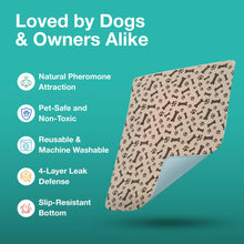 Load image into Gallery viewer, Furthrive Washable Pee Pads for Dogs with Pheromone Attraction, Reusable Puppy Pads, Waterproof Non-Slip Training Pad, 31.25 ร 27.25 in, Pet-Friendly for Crates, Apartments, Puppy Supplies (One Unit)