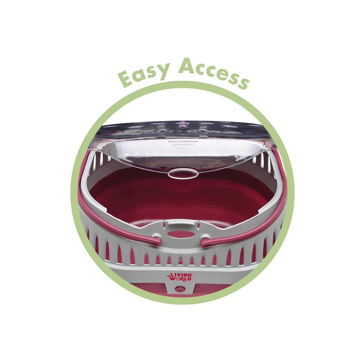 Living World – Pet Carrier for Small Pets, Large