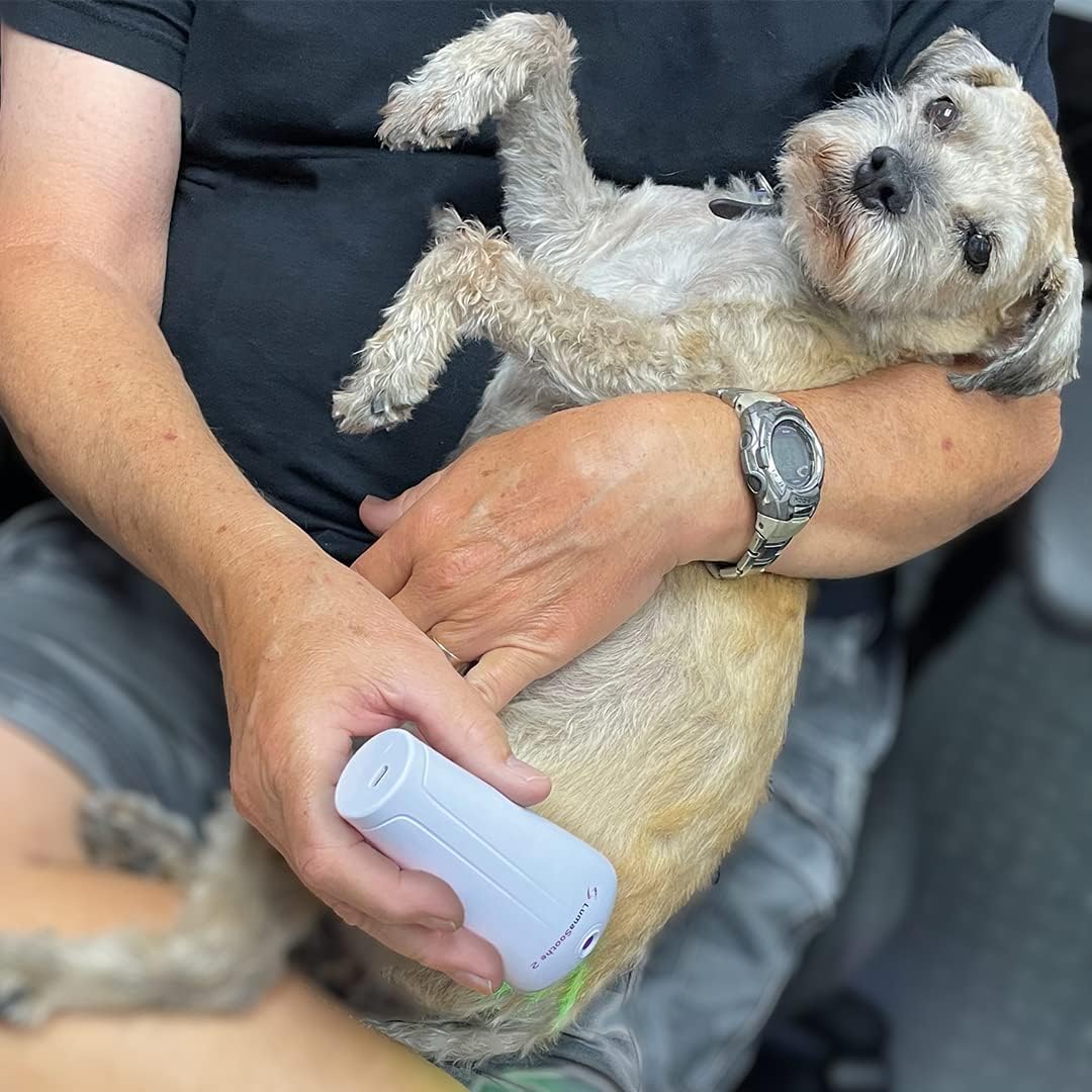 LumaSoothe Light Therapy for Dogs and Pets - LED Light Therapy for Pain Relief, Muscle & Joint Pain, Reduce Inflammation, Heal Wounds, & Clear Skin Problems with 2 Therapy Modes