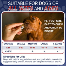 Load image into Gallery viewer, 200 Treats, Dog Allergy Chews Immune Support Dogs Dog Allergy and Itching Skin Relief Bites Probiotics for Yeast, Itchy Skin and Itchy Ears Anti Itch Licking Paws Treatment for Dogs Seasonal Allergies