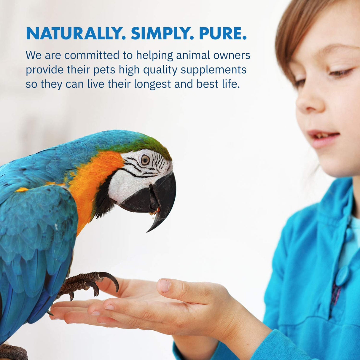 Equa Holistics HealthyGut™ Avian Probiotics Dietary Supplement for Parrots, All-Natural Digestive System Formula (120 Servings)