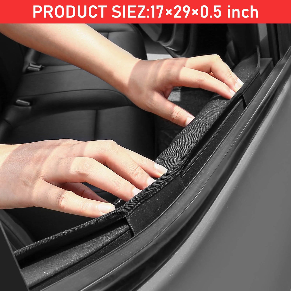 ALEIFLE 2PCS Car Door Protector for Dogs,Waterproof, Anti-Scratch, with Mesh Pockets for Snacks & Toys,Vehicle Door Protectors for Cars, Trucks, SUVs