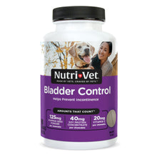 Load image into Gallery viewer, Nutri-Vet Bladder Control Supplement, Cranberry Supplement, Dog Products, Immune Support, Helps Dog Urinary Incontinence, Bladder Control Pills, Urinary Tract Health, Puppy Support, 90 Tablets