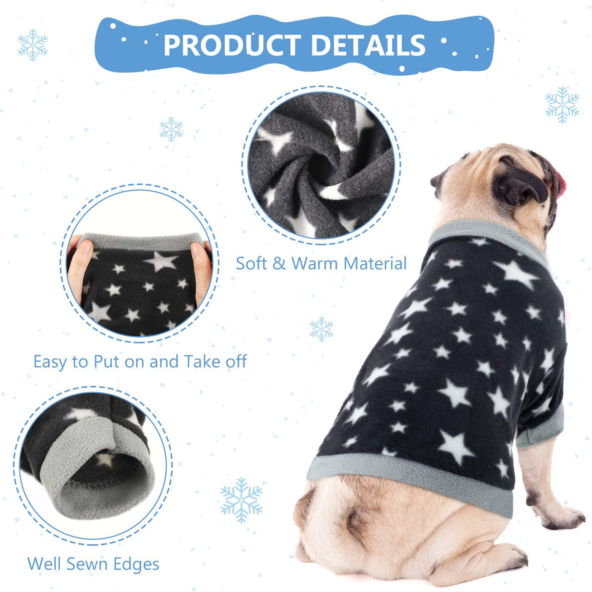 8 Pieces Dog Sweaters for Small Dog Girl Boy Winter Chihuahua Clothes Puppy Sweater Warm Shirt Puppy Fleece for Halloween Christmas Pajamas Yorkie for Pets Pup Cat(Classic Pattern, X-Small)