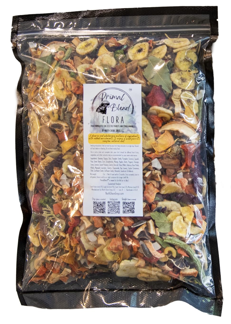 PrimalBlend All Natural Parrot Food - Flora