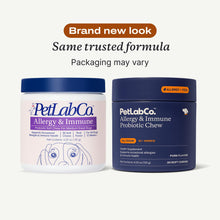 Load image into Gallery viewer, PetLab Co. Allergy & Immune Probiotics for Dogs, Support Seasonal Allergies, Gut & Digestive Health - Pork Flavor - 30 Soft Chews - Pack of 2 - Packaging May Vary