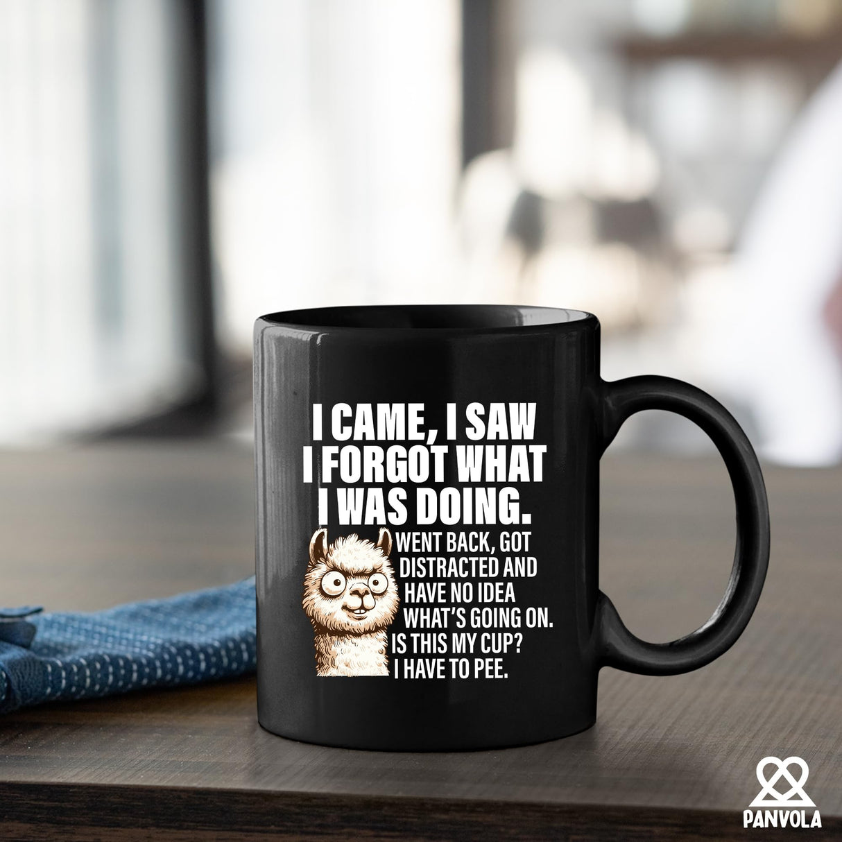 I Came I Saw I Forgat What I Was Doing Old People Elderly Gifts for Women Mom Men Grandpa Grandma 70th 80th 90th Birthday Senior Citizen Gifts for People with Dementia Ceramic Mug 11 oz Black