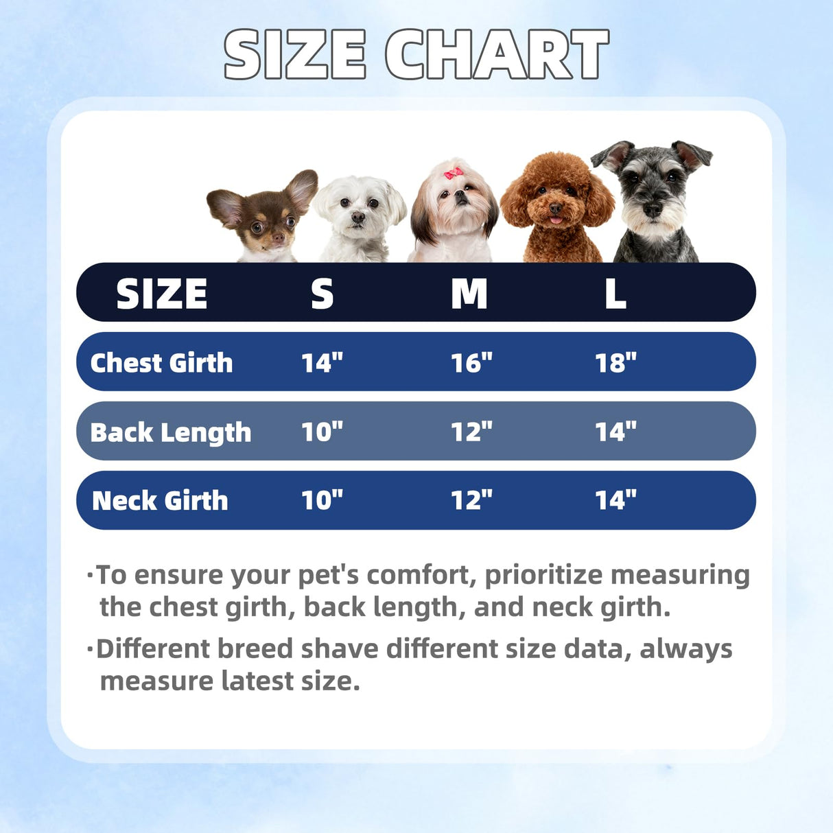 PUPTECK 3 Pack Fleece Dog Vest Sweaters Winter Coat for Small Dogs, Pullover Jacket Pet Cat Fall Clothes Puppy Sweatshirt for XS S Medium Boy Dogs, Navy&Blue&Light Blue, M