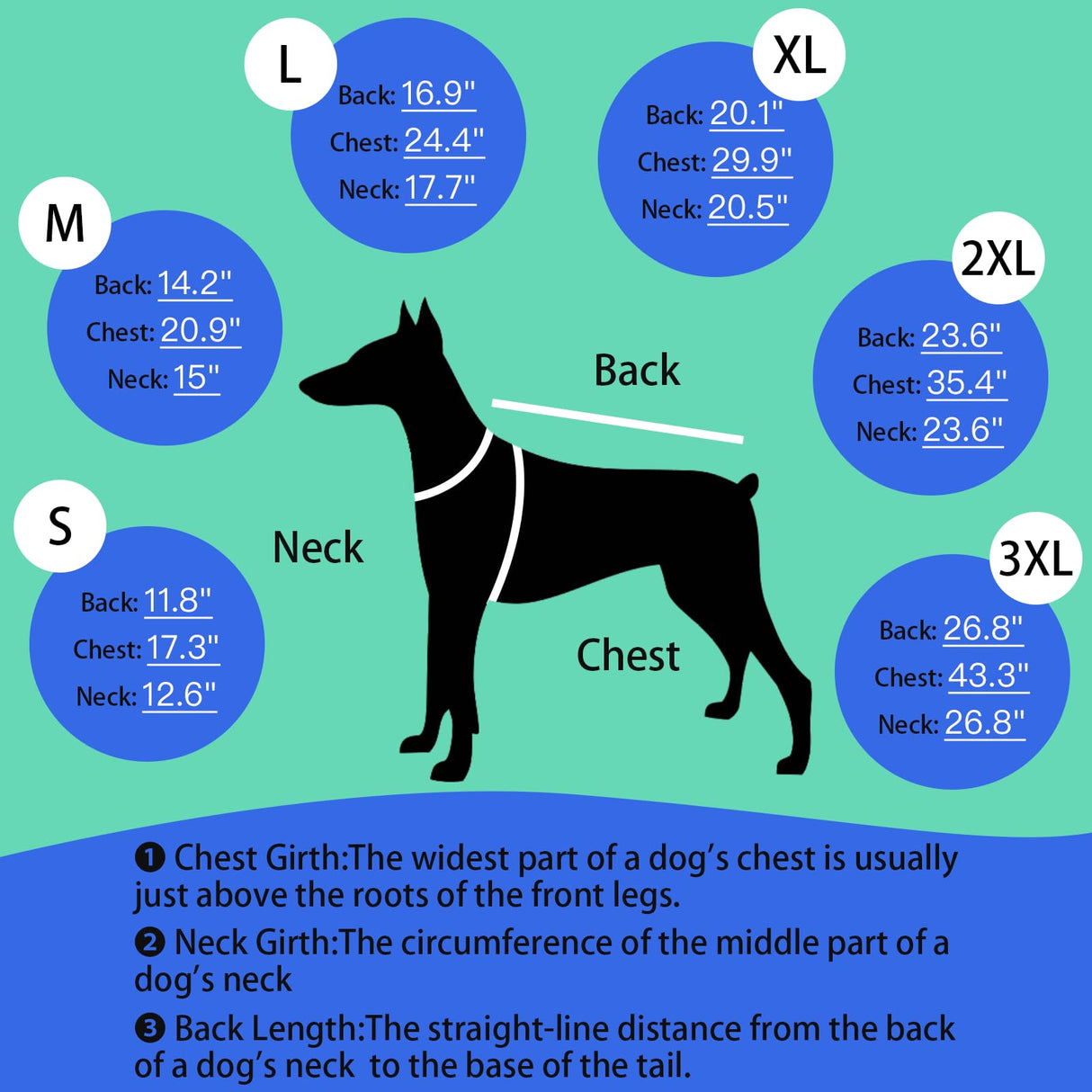 MIGOHI Waterproof Dog Coat with Harness Adjustable Dog Jacket Pet Winter Coat with Zipper,Christmas Small Fleece Jacket for Small Dogs,Extra Long Sleeves Warm Winter Snowsuit for Dogs,M,NavyBlue
