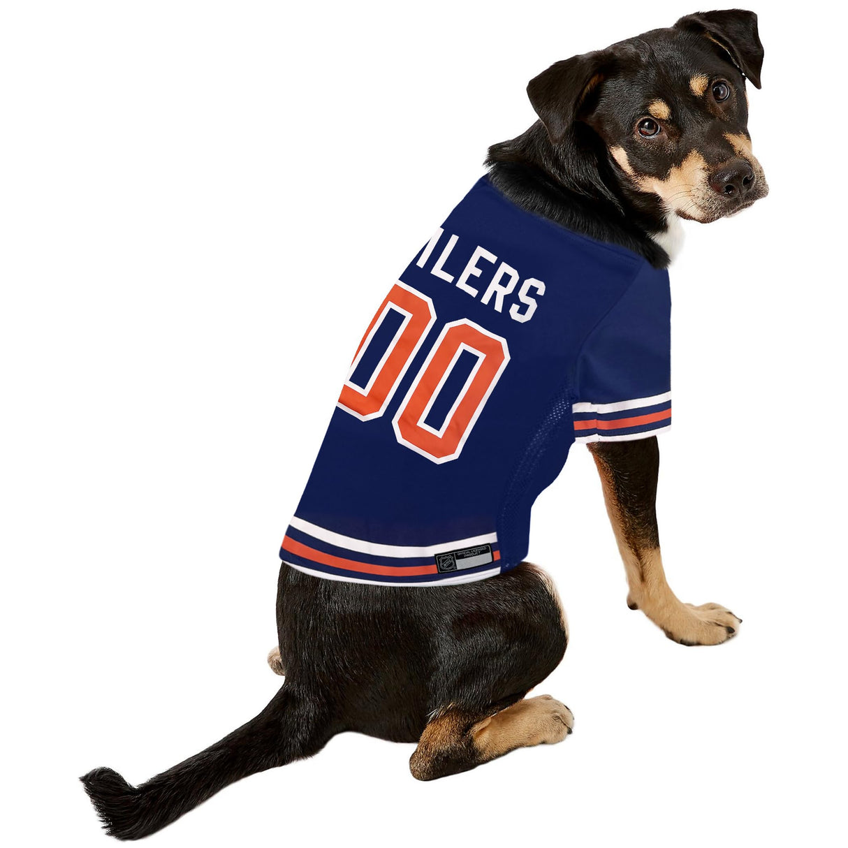 Pets First NHL Hockey Edmonton Oilers Mesh Jersey for Dogs & Cats, Size X-Small, Licensed Dog Jersey with Your Favorite Hockey Team