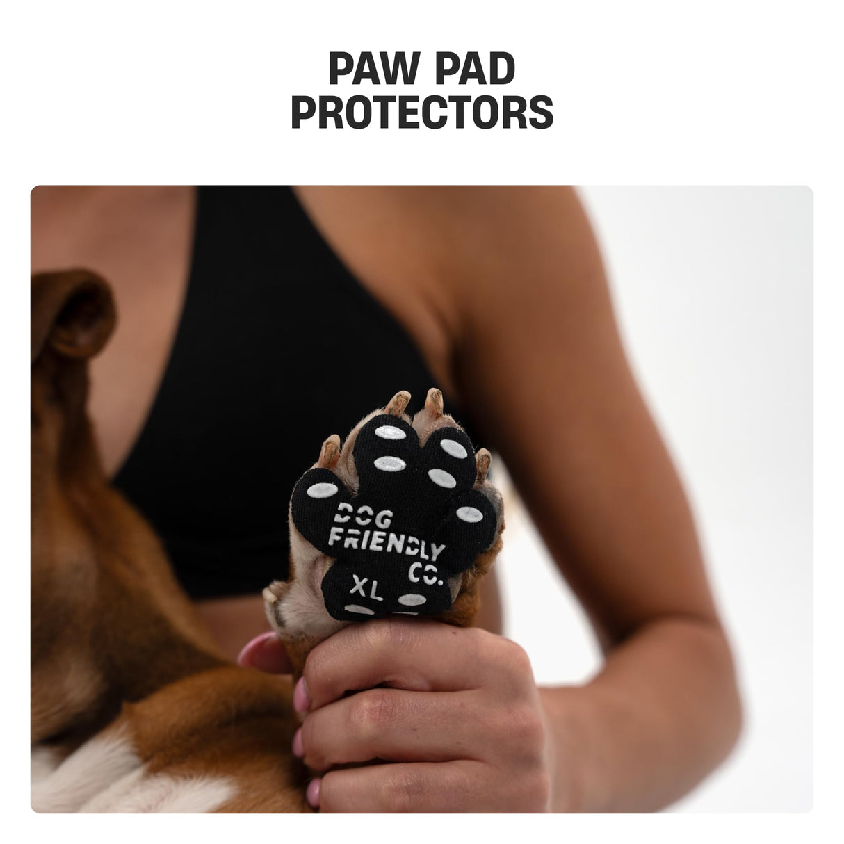 DF Co. Dog Paw Pad Protector | Protects from Hot Surfaces, Provides Extra Grip, Keeps Paws Clean, Prevents Paw Allergies | Size L, Pack of 20