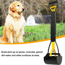 Load image into Gallery viewer, ienjoyed 32“ Tall Pooper Scooper, Large Pooper Scooper for Dogs Heavy Duty, Dog Pooper Scooper with Long Handle & High Strength Durable Spring, Foldable Dog Poop Pick Up