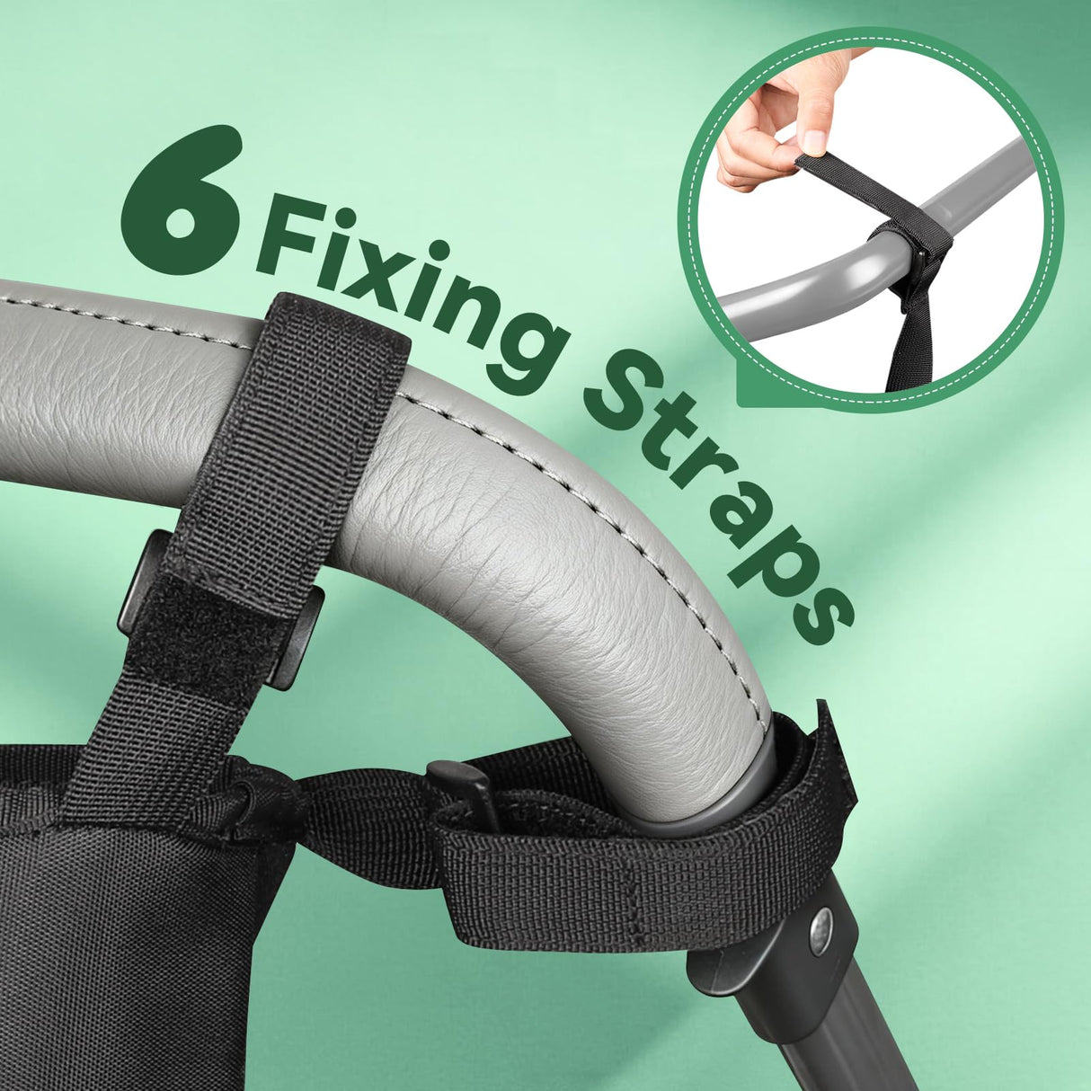 Guiseapue Double Stroller Organizer with 2 Insulated Cup Holders: Parent Console Double Jogging Stroller Accessories Fits for Baby Jogger City Mini GT2 and Jeep Double Stroller