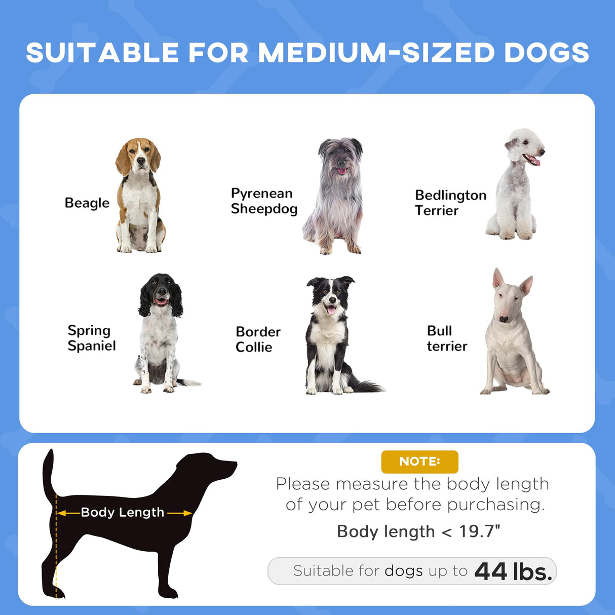 PawHut Elevated Dog Bed with Removable Canopy, Outdoor Dog Cot with UV Protection Canopy Shade, 30 inch Pet Bed for Camping, Dark Blue