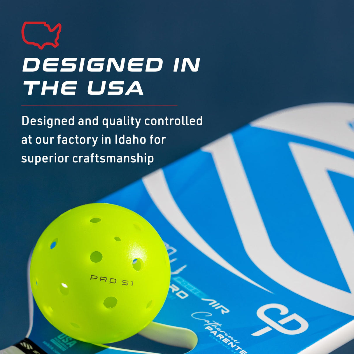 Selkirk Sport Pro S1 Ball | Crack-Resistant | 38 Hole Outdoor Pickleball Balls | USAPA Approved Pickle Ball for Tournament Play | Advanced Aerodynamics | 4 Pack Pickleballs