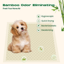 Load image into Gallery viewer, DOGGO DOUG Puppy Pads 100 Count Small 22x22in Bamboo Training Pads Deodorizing Leakproof Quick Drying Dog Pee Pads Super Absorbent Disposable Pee Pads for Dogs Puppies, Doggie, Cats, Rabbits