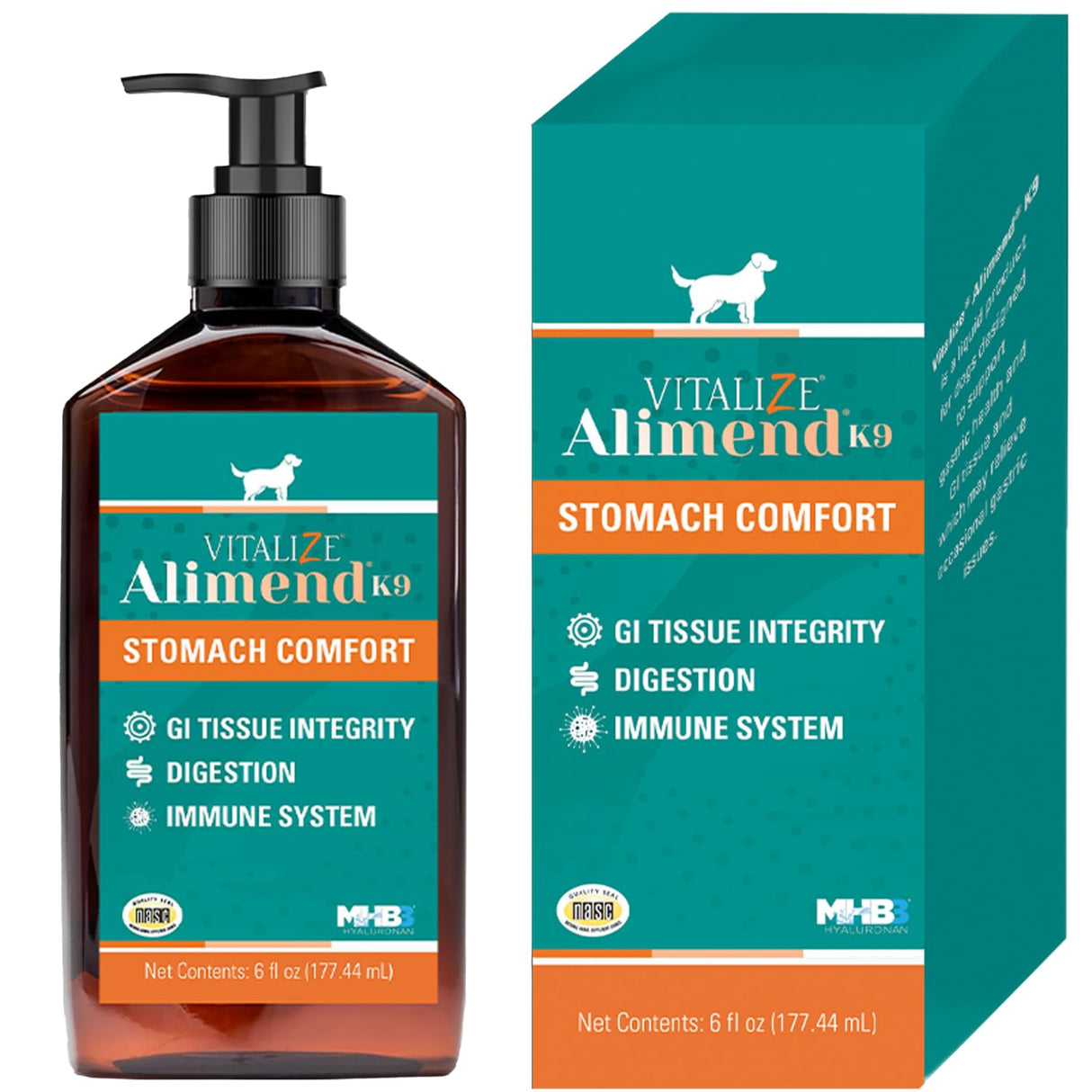 Vitalize Alimend K9 - Dog Upset Stomach Relief for Nausea, Vomiting & Diarrhea - 6 Oz