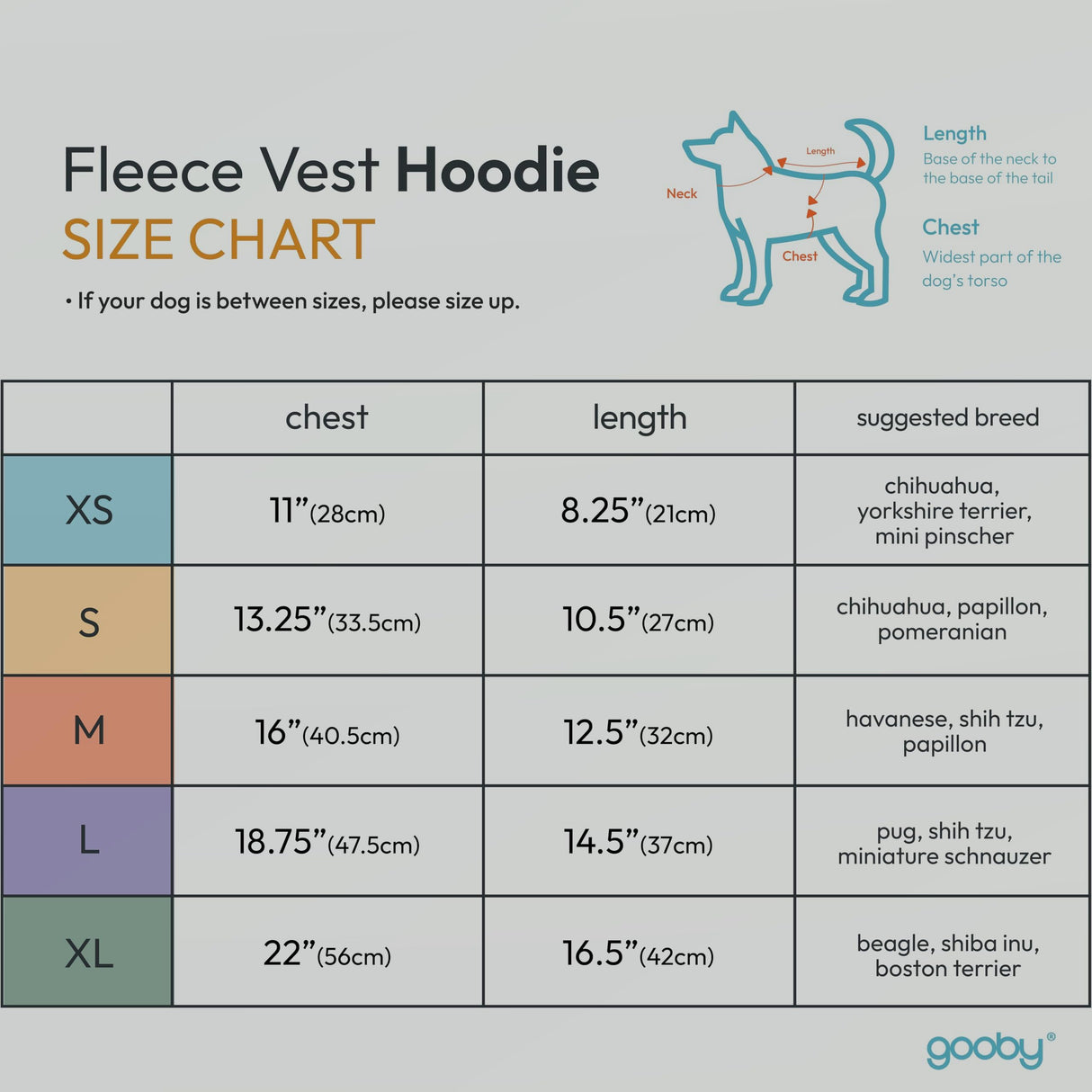 Gooby - Fleece Vest Hoodie, Small Dog Pull Over Hooded Fleece Jacket with Leash Ring, Purple, X-Small