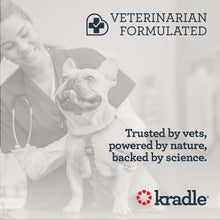 Load image into Gallery viewer, Kradle Calming Chews for Dogs -Vet Formulated with L-Theanine, Ashwagandha and GABA for Managing Normal Stress and Promoting Relaxation - Chicken Flavored Calming Supplement - 75 Soft Chews