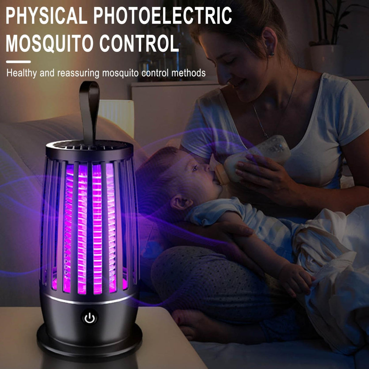 CSEONE Electric ๐ฉ๐๐ ๐๐๐๐๐๐ for Indoor & Outdoor - Rechargeable ๐ด๐๐๐๐๐๐๐ & ๐ญ๐๐ ๐ฒ๐๐๐๐๐, Portable Quiet USB LED Light ๐ป๐๐๐ for Home Office #2024 New Upgrade (Black)