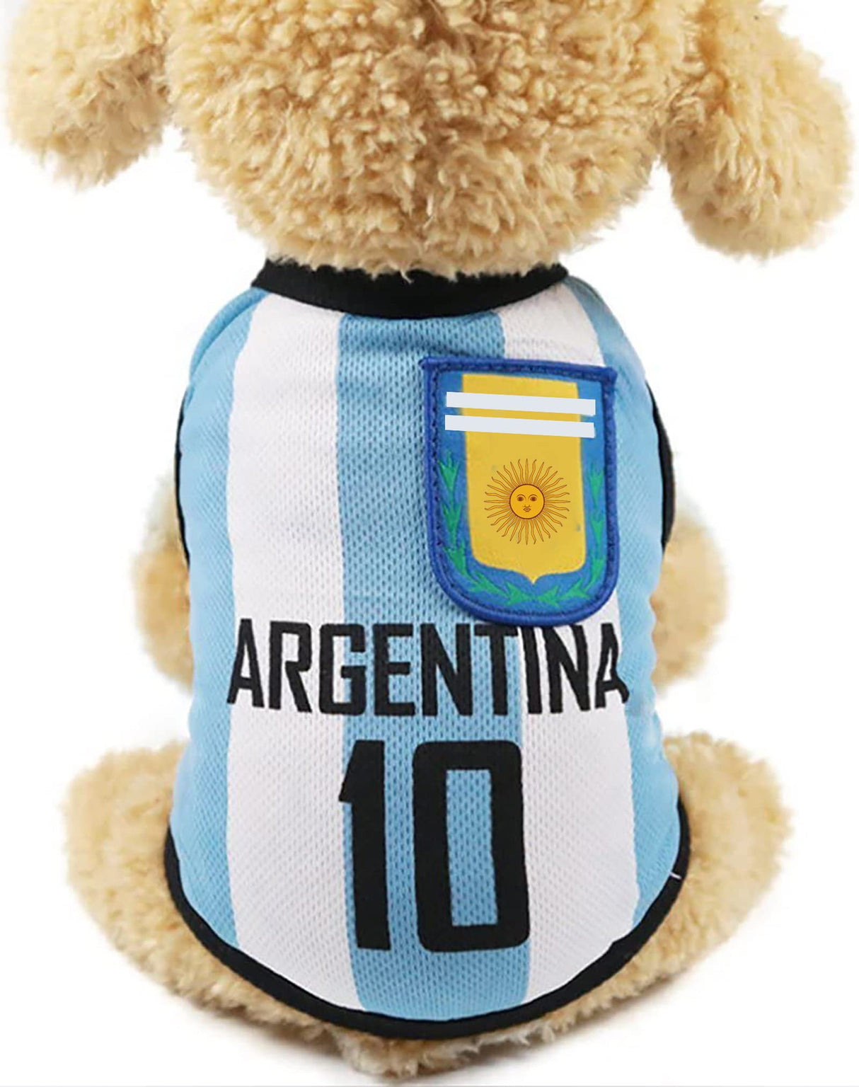 GabeFish Dog World Cup T Shirt Pets Football Jersey Sports Soccer National Team Vest Cat Summer Cool Clothes Apparel Argentina Small