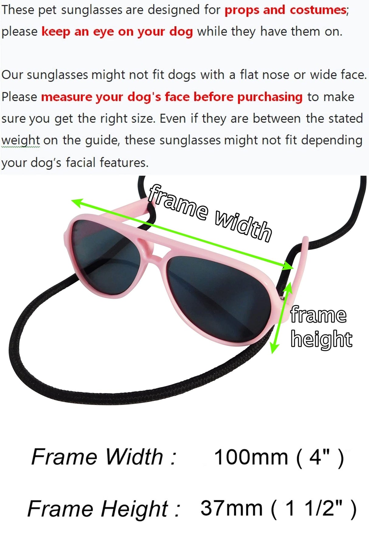 G029 Dog Cat Pet Aviator Pilot Sunglasses Glasses for Small Breeds up to 15lbs (2-Pack Black + Pink-Pink Mirror)