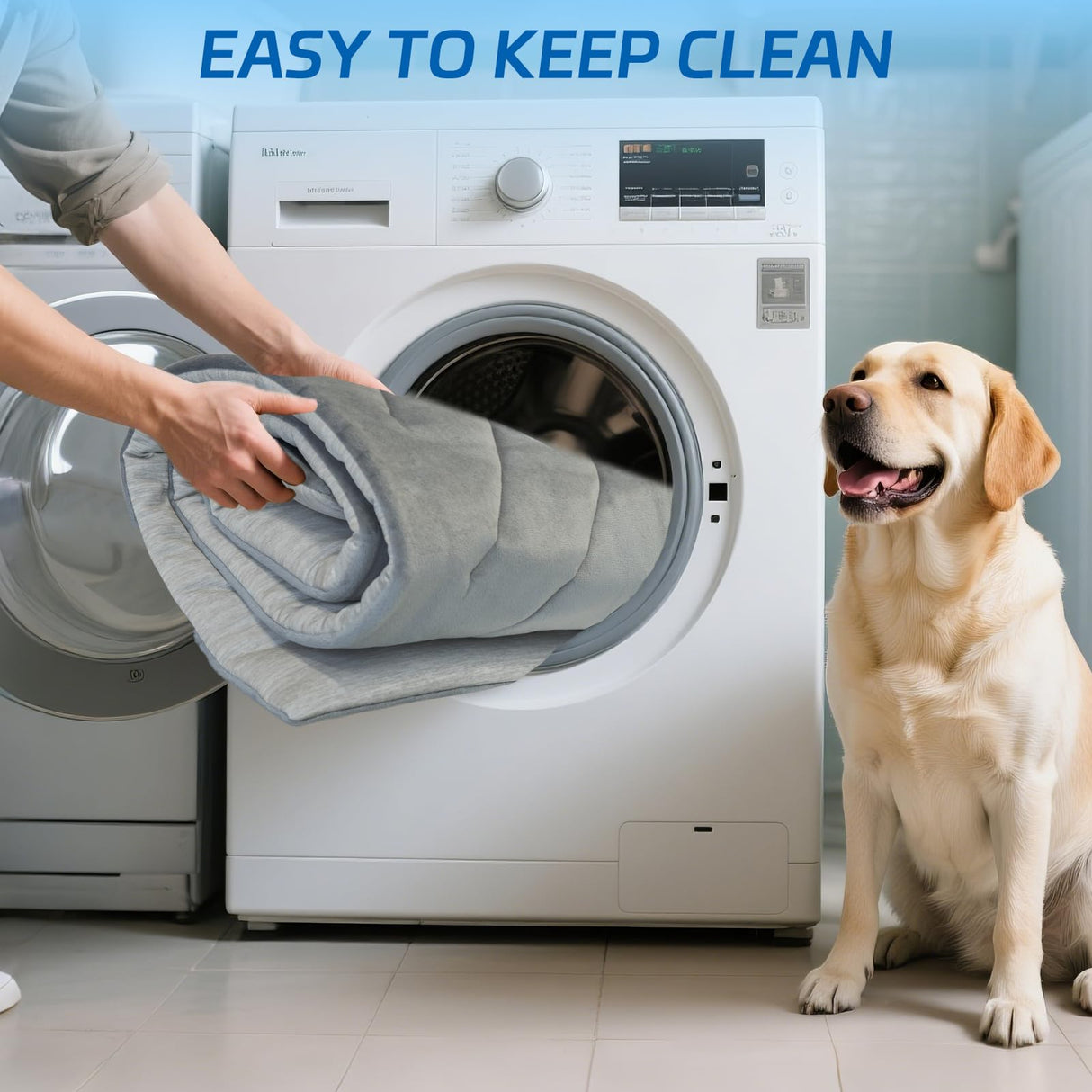 BECROWM Dog Cooling Mat Self Coolings Foldable Cooling Pad for Dog in Summer Coolings Mat for Dogs and Cats Machine Washable (Rectangle,Gray, Medium-36 L x 23" W)