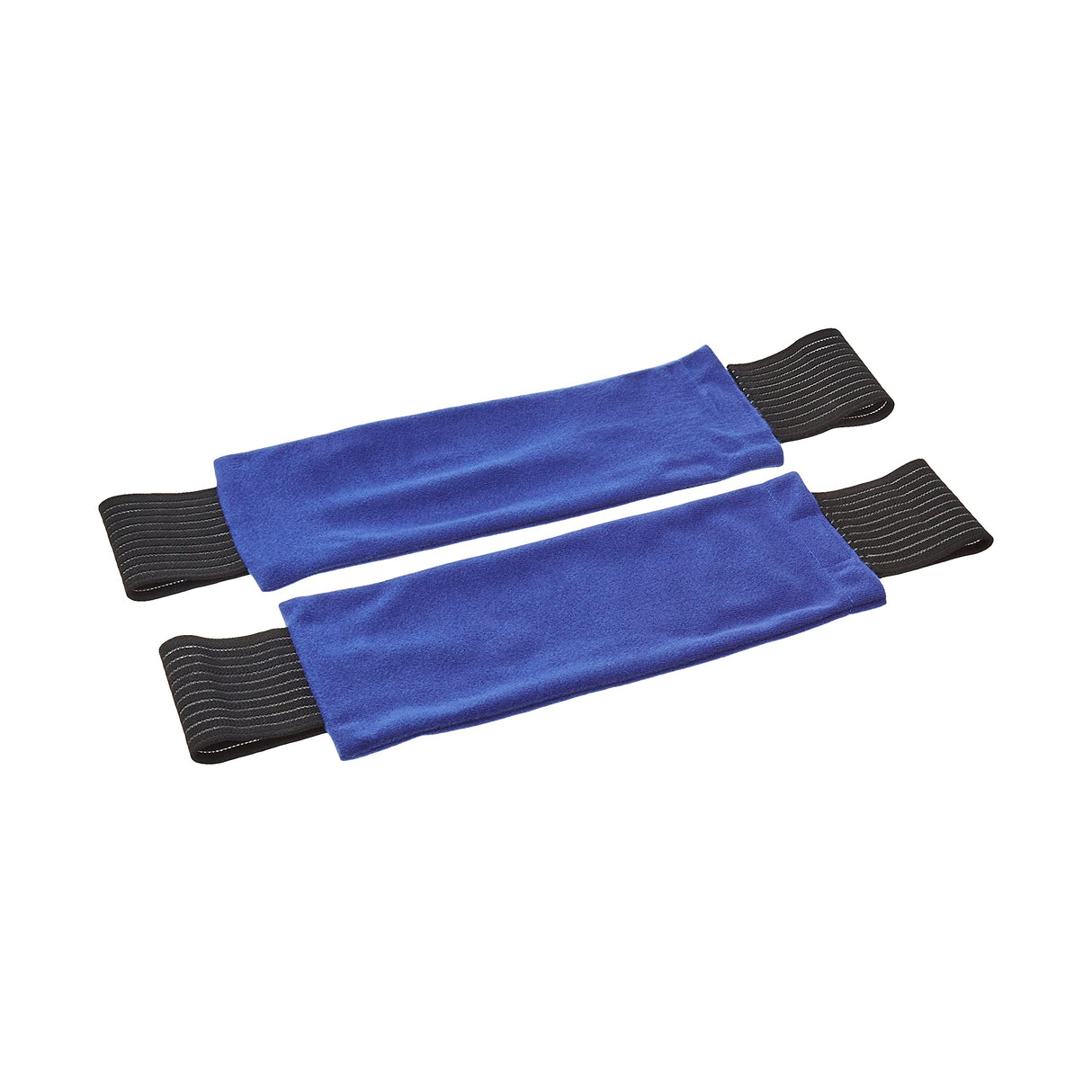AmazonCommercial Hot & Cold Reusable Gel Pack for Shoulder & Knees, 4.92 inches x 11.02 inches, Pack of 4, with Straps, Blue
