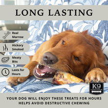 Load image into Gallery viewer, K9 Connoisseur Beef Marrow Dog Bones Long Lasting for Aggressive Chewers - USA Made Single Ingredient Dynamo Bone for Small and Medium Dogs Upto 50 Pounds - 6 Pack