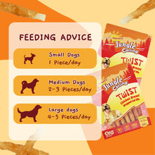 Load image into Gallery viewer, Jungle Calling Rawhide Free Treats for Dogs, Chicken Wrapped Cod Sticks Dog Treats, Soft Chewy Snacks for Training Rewards, 10.6 oz (Chicken)