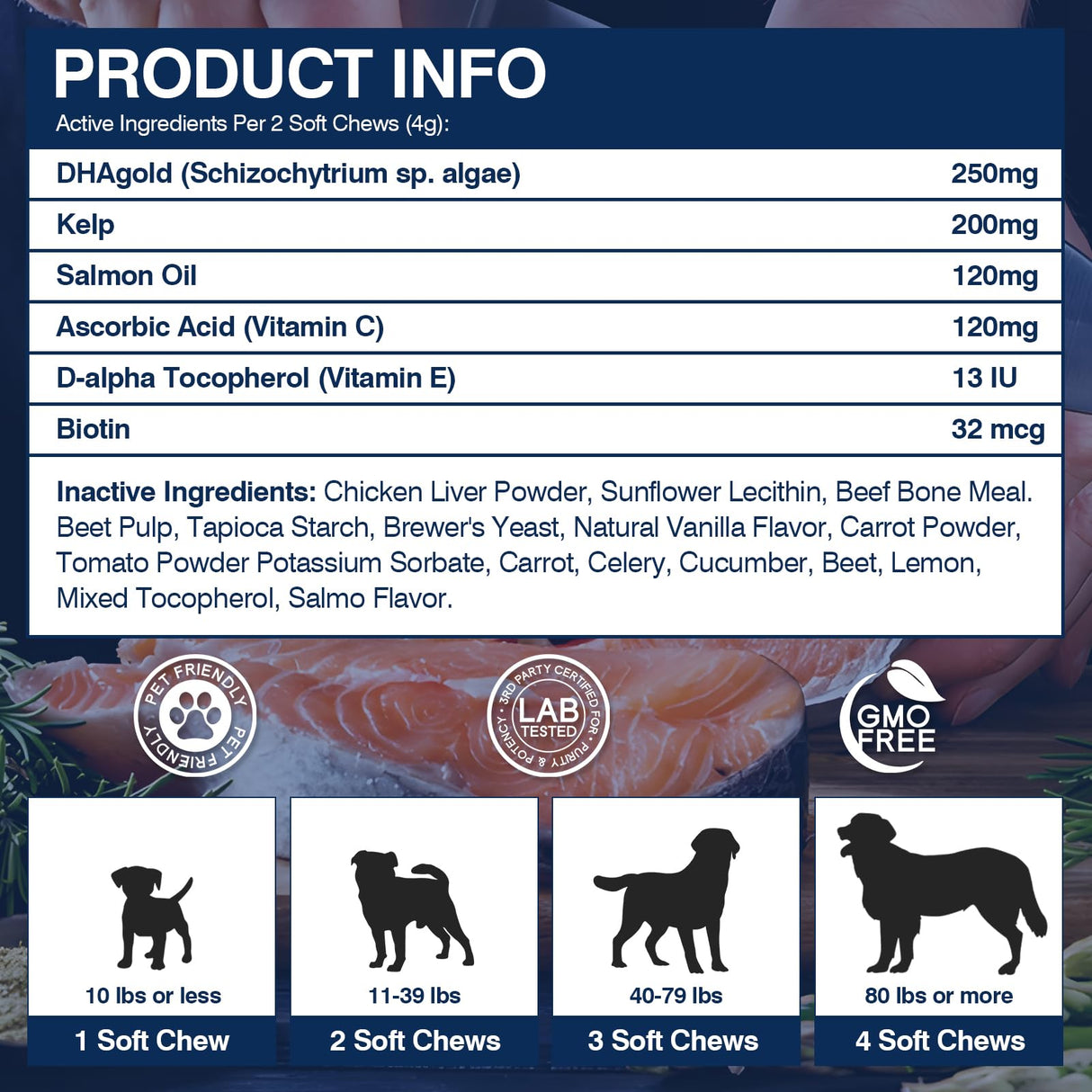Omega 3 Skin and Coat Supplement for Dogs 200 Chews Dog Fish Oil Supplements with EPA & DHA Fatty Acids Dry Skin Relief for Dogs Shedding Allergy Itching Promotes Heart Hip Joint Health Chicken Flavor