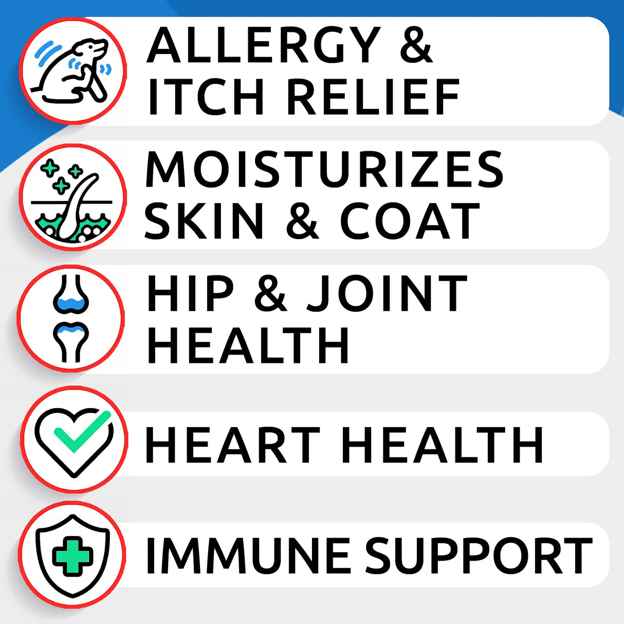 BARK&SPARK Omega 3 for Dogs - 180 Fish Oil Treats for Dog Shedding, Skin Allergy Chews, Itch Relief, Hot Spots Treatment - Joint Health - Skin and Coat Supplement - EPA & DHA Fatty Acids - Salmon Oil