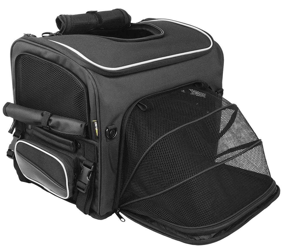 Nelson-Rigg Route 1 Rover Pet Carrier: Weather Resistant, Portable, and Secure Motorcycle pet Carrier/Crate; Fits Harley Davidson, Indian, Yamaha & Suzuki Motorcycles