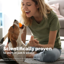 Load image into Gallery viewer, YuMOVE Hip & Joint Supplement for Dogs - With Glucosamine Chondroiton, Green Lipped Mussel , Hyaluronic Acid, and Omega 3 Joint Supplement for Stiffness and Mobility - 60 Chews (Small/Medium Dogs)