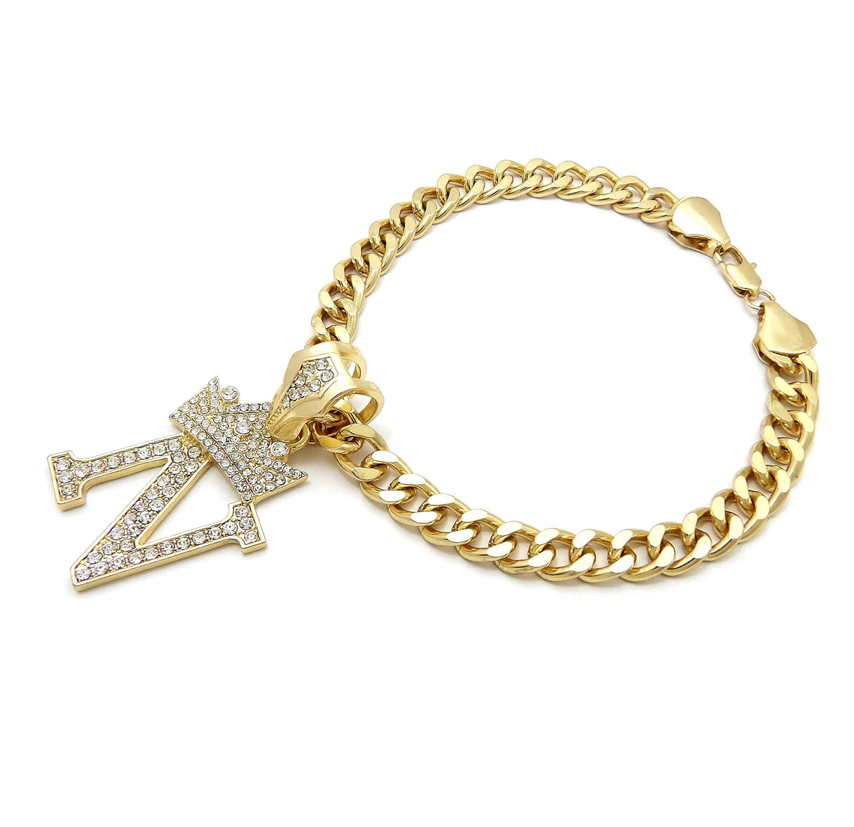 Initial Letter Cuban Chain Dog Chain Pet Chain Pet, Cat, Puppy Necklace (N, 10")