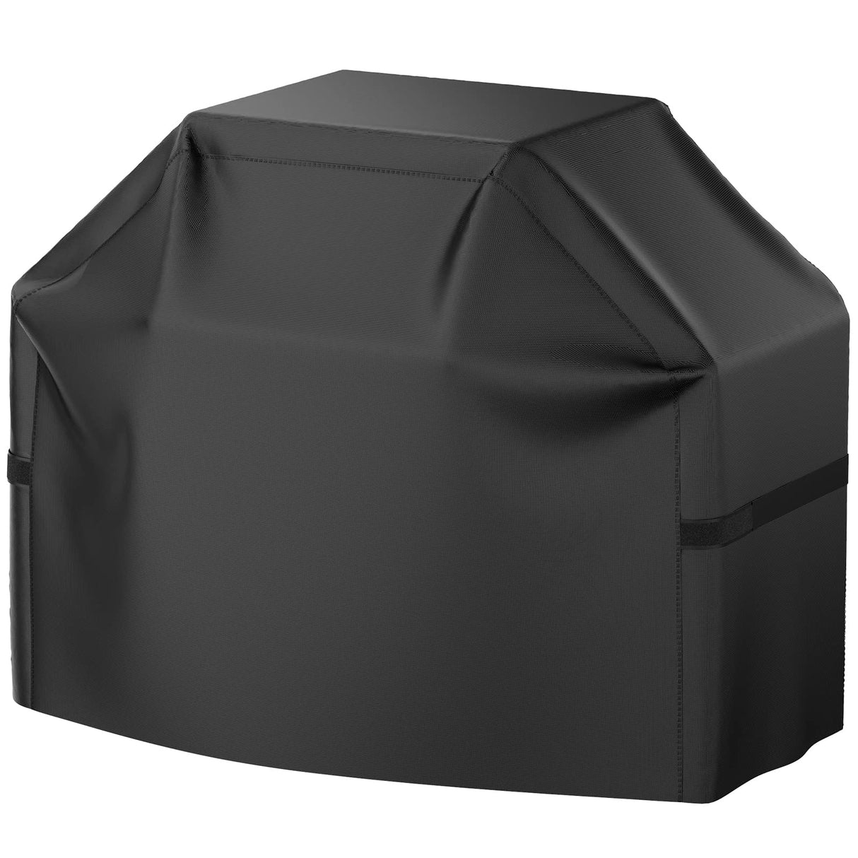 Grill Cover, BBQ Grill Cover, Waterproof, Weather Resistant, Rip-Proof, Anti-UV, Fade Resistant, with Hook-and-loop and Strap, Gas Grill Cover for Weber,Char Broil,Nexgrill Grills, etc. 52 inch, Black