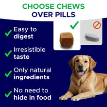 Load image into Gallery viewer, GOODGROWLIES Melatonin for Dogs to Sleep 6mg - Doggie Sleep Aid Treats - Sleeping Pills for Anxiety - Extra Strength Calming Chews Large & Medium Breed Help Sleep at Night - Made in USA - 120Ct