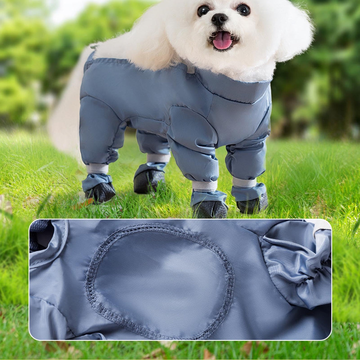 Dog Suspender Boots, Anti Slip Water Proof Adjustable Dog Shoes with Suspender, Paws Protector, Paws Boot Leggings for Small Medium Large Dog, Snow, Rain, Hiking, Hot Pavement (S)