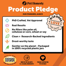 Load image into Gallery viewer, Pet Honesty Hip & Joint Health Max Strength – Dog Joint Support Chews with Glucosamine Chondroitin & Omega-3s – Joint Supplement for Dogs to Support Mobility, Flexibility & Comfort – Bacon (90 ct)