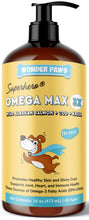 Load image into Gallery viewer, Wonder Paws Fish Oil for Dogs - Omega 3 for Dogs from Alaskan Salmon, Cod & Krill Oil - EPA DHA Fatty Acids - Less Shedding & Itching - Skin, Joint, Immune & Heart Health - Liquid Supplement (16 oz)