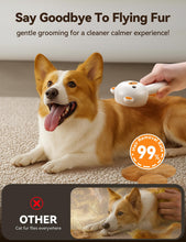 Load image into Gallery viewer, Pet Steam Brush for Dogs & Cats , Brushes for Indoor Cats with Release Button, Dual Speed Spray USB Rechargeable Grooming Supplies, Dog Brush for Shedding Suitable for All Long- and Short-haired Pets